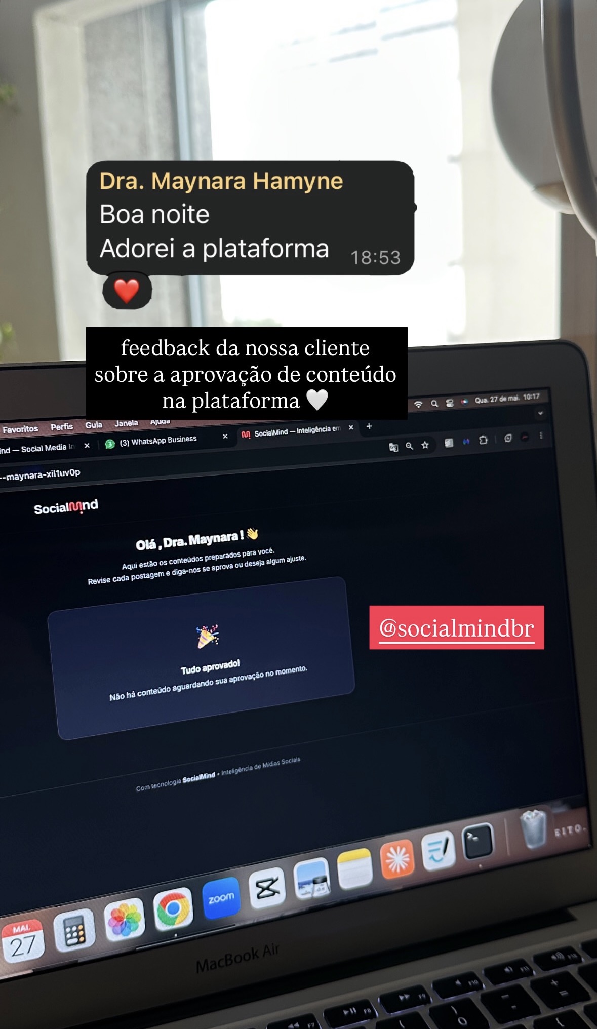 Depoimento da Dra. Maynara Hamyne